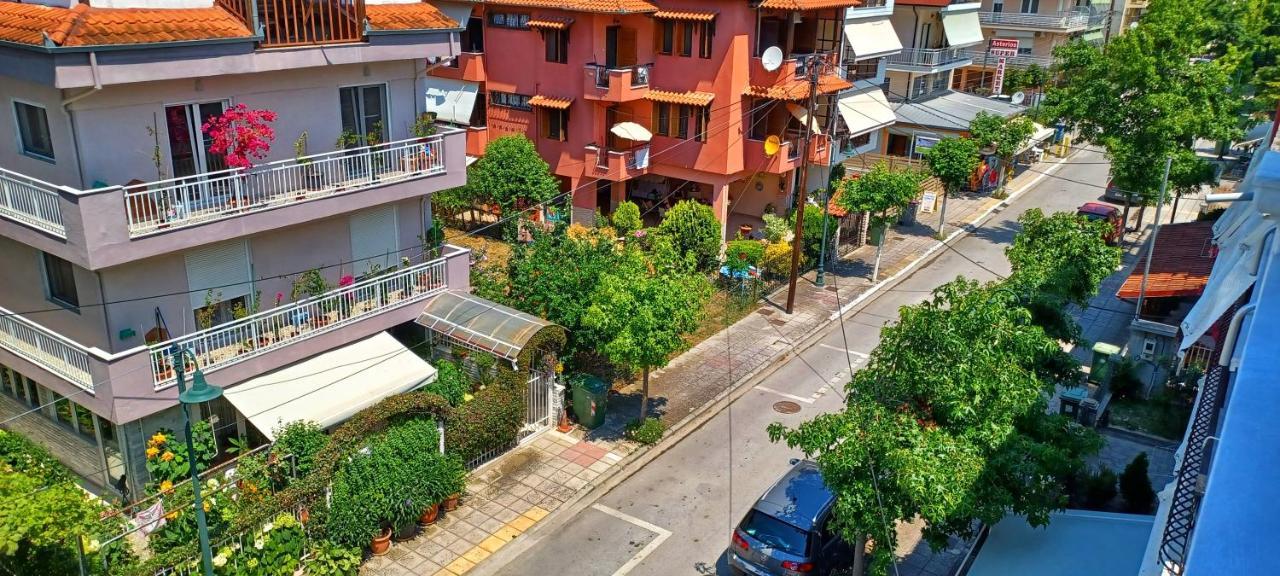 Apartments Haris Olympiaki Akti Bagian luar foto