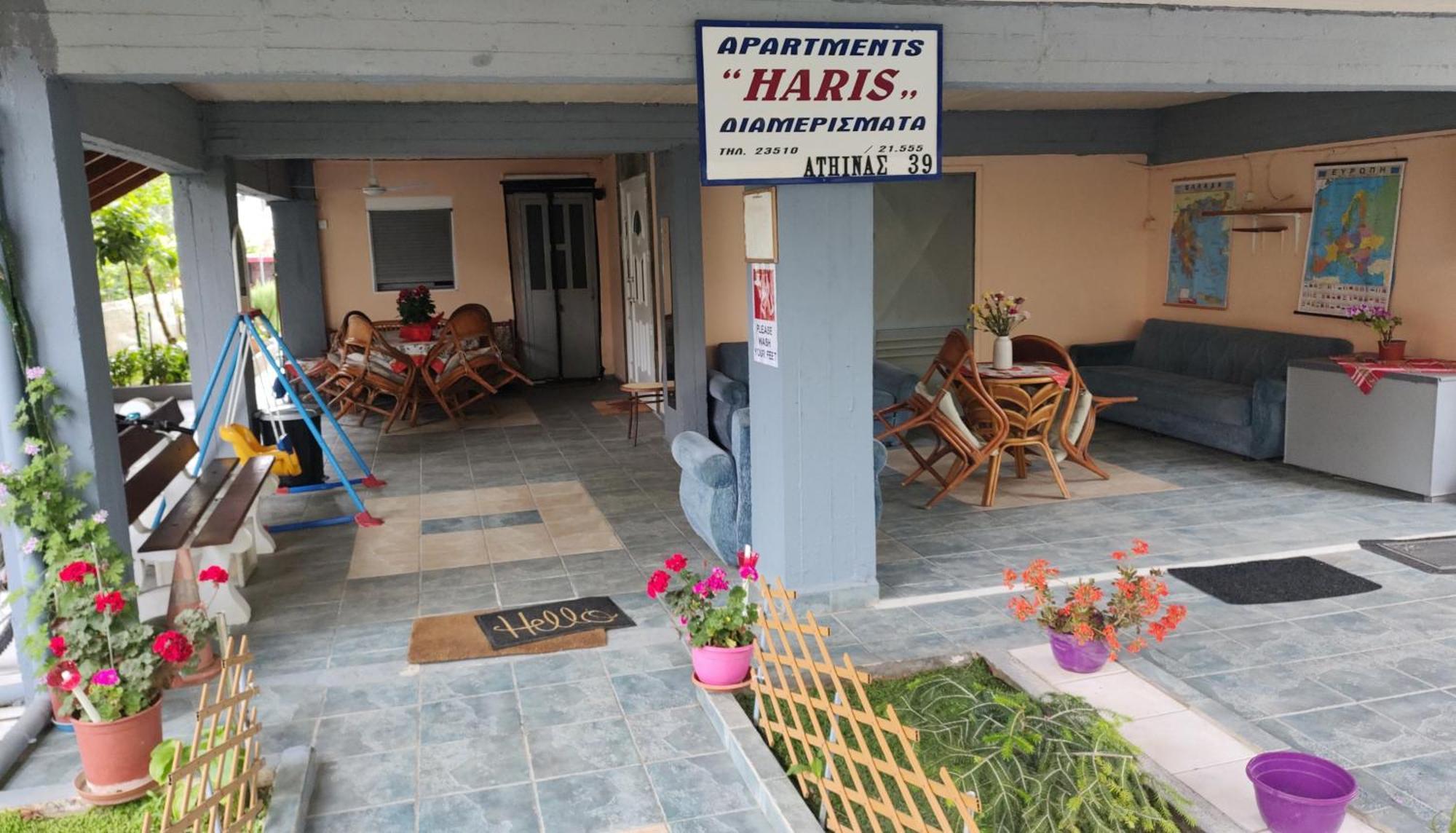 Apartments Haris Olympiaki Akti Bagian luar foto