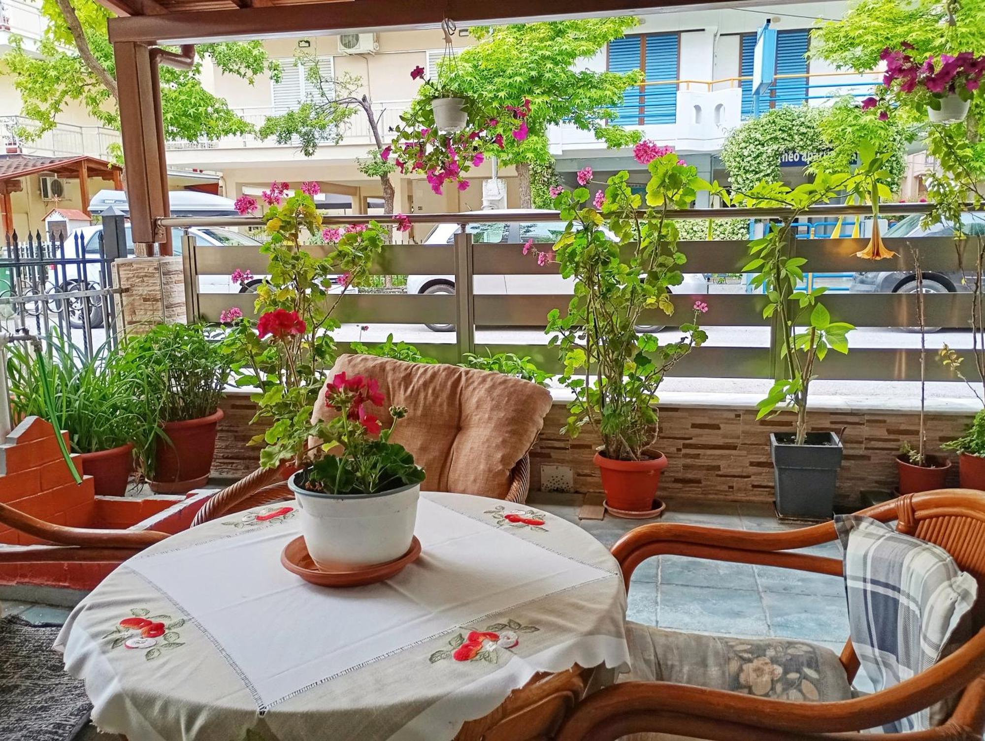 Apartments Haris Olympiaki Akti Bagian luar foto